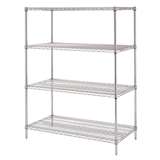 Wire Shelving Starter Unit, 18" x 48" x 74" redirect to product page